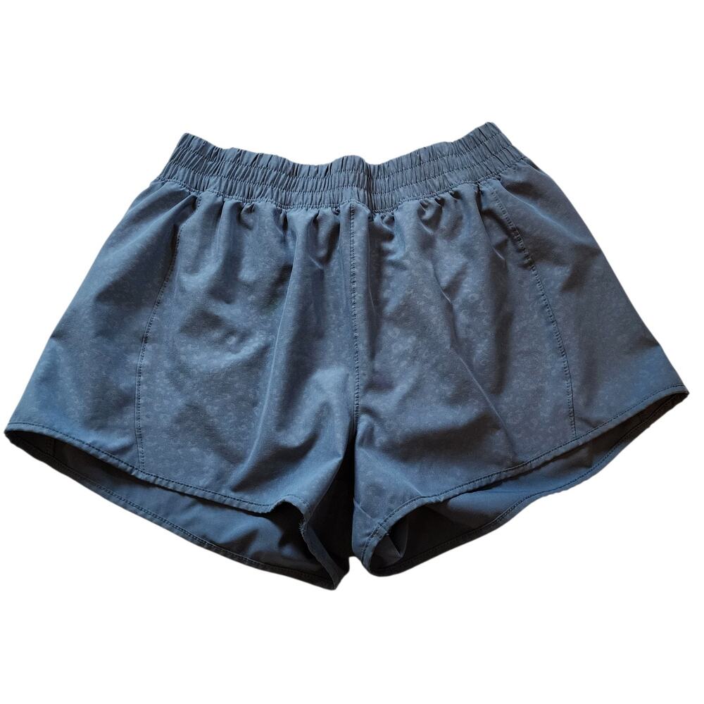 Marika Womens Tempo Running Shorts Size M Gray-Blue Pull On Lined